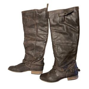 BRECKELLE’S Women’s Knee High Riding Boots Size 7.5‎